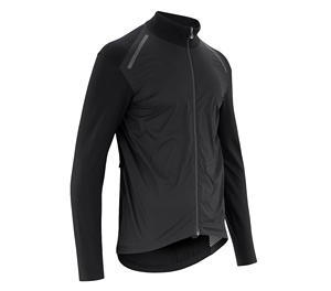 Veste de cyclisme à manches longues pour homme SPRINT SPORTS, coupe-vent, 100% polyester, noire, vêtements de sport d'extérieur - Product Image 5