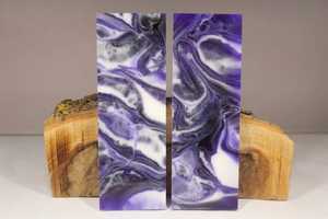 ด้ามจับมีดทำจากเรซินอีพ็อกซี่เรซิน (อะคริลิก) 2025สำหรับใช้ในบ้านโดย faizacraft - Product Image 2