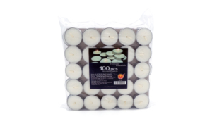 Meilleur prix personnalisé basique 100 bougies chauffe-plat 5hr bougies en cire de palme non parfumées ensemble de tasses en Alu décor à la maison fêtes mariages nouvel an - Product Image 3