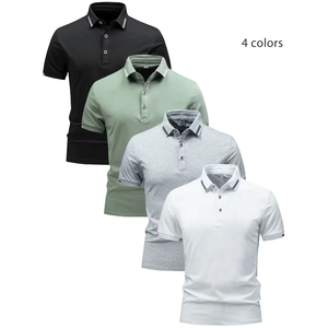 Camiseta Polo de Golf Personalizada por el Fabricante 2026, Informal, de Secado Rápido, 200 Gsm, OEM, Camisetas Polo de Golf para Hombre, Diseño Personalizado - Product Image 1