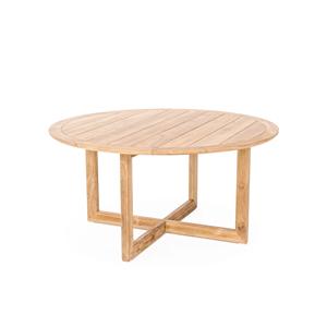 ชุดรับประทานอาหารทำจากกรอบไม้สักเนื้อแข็งสีธรรมชาติและวัสดุคุณภาพสูงสำหรับใช้ในร่มและกลางแจ้ง - Product Image 2