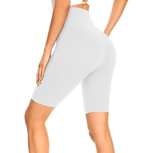 Shorts de compression de fitness pour femmes à taille haute, design cycliste personnalisé, tissus respirants, couleur unie, yoga quadridirectionnel - Product Image 5