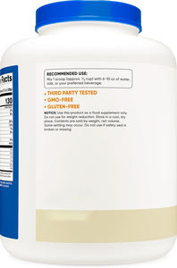 Proteína de Suero de Leche Aislada Alemana para Adultos OEM, 0g de Azúcar, 0g de Grasa, Desarrollo Muscular y Quema de Grasa, Sabor Vainilla, 5 Libras - Product Image 3