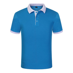 Polos personalizados con diseño de logotipo bordado Camiseta de golf de manga corta para hombre Polos - Product Image 2