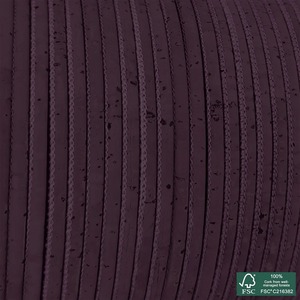 Cordón de corcho redondo morado superior - Product Image 1