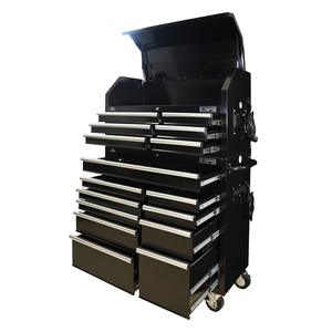 ชั้นวางเครื่องมือกล่อง104ซม. 16ลิ้นชักใหญ่ตู้เก็บเครื่องมือที่ดีสำหรับช่างโรงรถ - Product Image 2