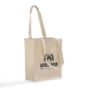 Customized <b>Medium</b> Cotton Tote <b>Bags</b> with Durable Full Gusset & Letter Pattern Daily Use Beach <b>Bags</b> TF210 Model - Product Image 5