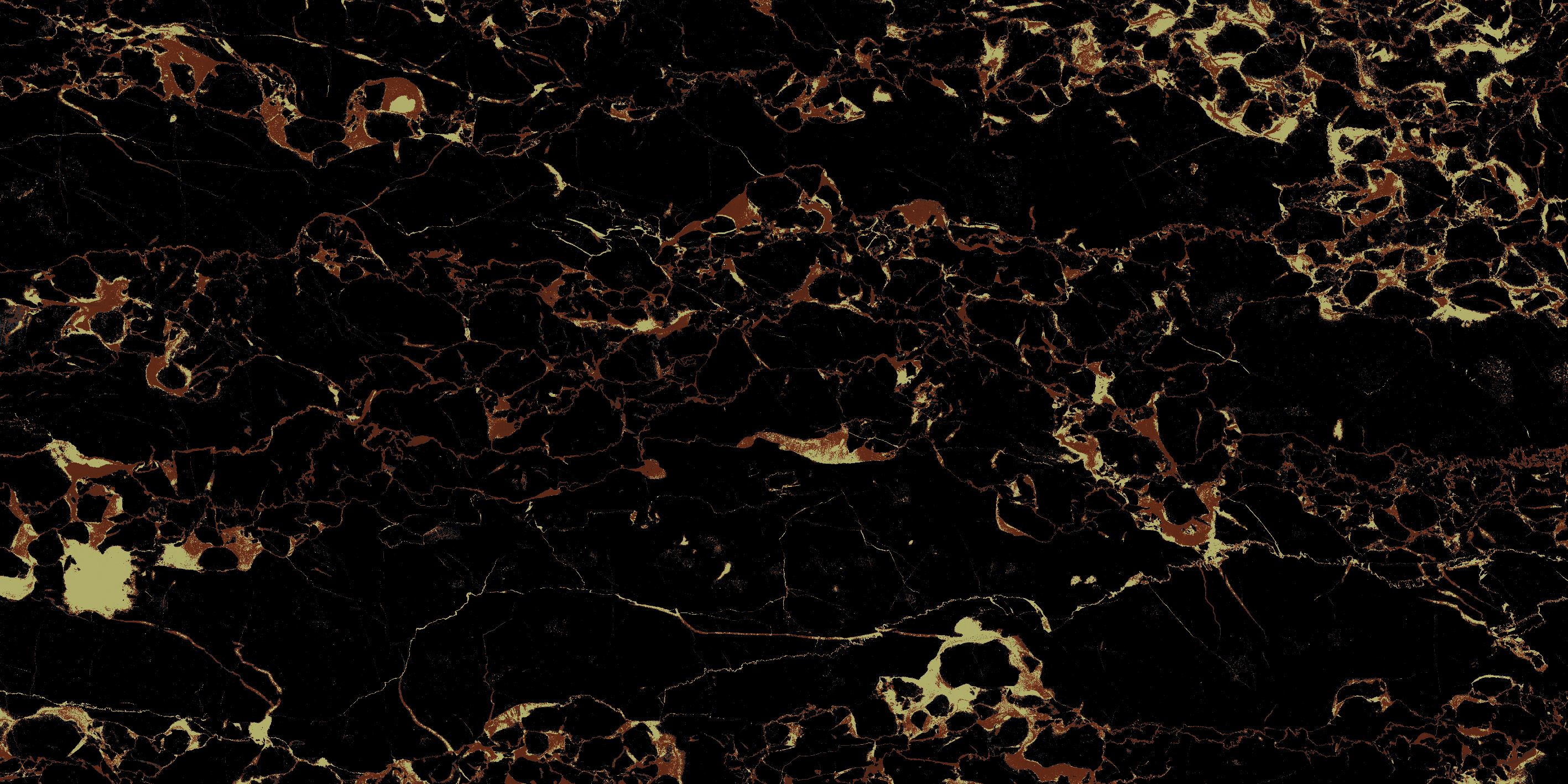 gold and black tiles