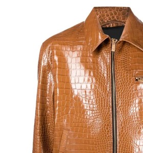 Veste en cuir pour hommes de bon fabricant Veste en cuir entièrement personnalisée Offre Spéciale veste en cuir pour hommes anti-rides de haute qualité - Product Image 6