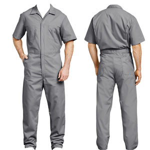 Uniformes de vêtements de travail de construction haute visibilité combinaison industrielle en polyester de coton professionnel usine de vêtements de travail de sécurité ignifuges - Product Image 1