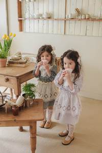 Vestido para niñas Ropa para niños Venta al por mayor Ropa coreana Ropa para niños Ropa para niñas Ropa coreana OEM hecha en Corea - Product Image 4