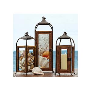 Metal <b>Lantern</b> <b>Candle</b> Holder for Home Decoration Black Powder Coated Stylish Design Metal <b>Lantern</b> <b>Candle</b> Holder Set of 2 - Product Image 5