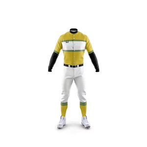 Belle qualité maillot de Baseball personnalisé conception uniforme sublimé jeune bouton vers le bas Softball uniforme de Baseball - Product Image 1