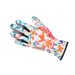Material de cuero Impresión de flores La más alta calidad 2025 Tamaño personalizado Color Diseño único Guantes de jardín - Product Image 4