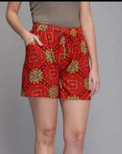 High Waisted Rayon <b>Women's</b> <b>Board</b> <b>Shorts</b> Custom Printed Breathable Plus Sizes OEM Wholesale Casual Daily Wear <b>for</b> Yoga - Product Image 2