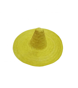 Super vente chapeau de soleil en paille de palmier/chapeau de soleil en paille de palmier à bord Extra large Sombrero sauveteur décor de fête à la maison - Product Image 6