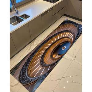 Tapis d'escalier des Musées du Vatican, Tapis Paysage Italien, Tapis Imprimé, Tapis Fin Non Tissé - Product Image 4