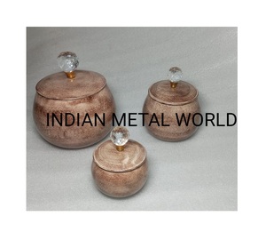 Tarro de frutas secas de último diseño, tapa de metal y perilla de piedra, contenedor de frutas secas de calidad premium para mesa, tarro de frutas secas - Product Image 5