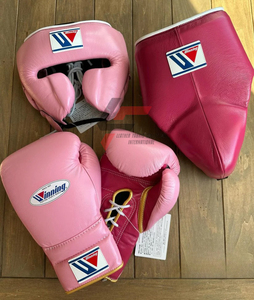 Conjunto de boxeo ganador profesional de alta calidad multicolor personalizado hecho en fábrica boxeo Sparring cuero sintético - Product Image 1