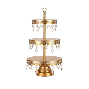 Support de serveur de gâteau en fer métallique au design moderne support de serveur de gâteau en fer arrondi à la main support de serveur de gâteau en métal de finition personnalisée - Product Image 2