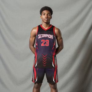 Nouveauté 2026 : Ensemble Maillot et Short de Basketball par Sublimation – Tenue de Sport d'Entraînement OEM - Product Image 6