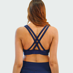 ชุดสูทสำหรับเล่นโยคะฟิตเนสเลกกิ้งลายสีพื้นชุดเสื้อผ้าสำหรับเล่นกีฬารัดรูปคุณภาพสูงของผู้หญิง - Product Image 5