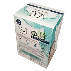 Cajas de Embalaje Plegables Autoformables de Cartón Ecológico con Impresión de Logotipo Personalizada, Laminación Mate, Relieve, para Limpiador Facial - Product Image 5