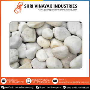 Gran oferta, piedra de guijarro de Río Natural redonda blanca decorativa para Diseño de Interiores al aire libre - Product Image 5