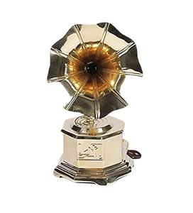 Pièce maîtresse de gramophone en laiton industriel pour la décoration intérieure hôtel bureau pièce maîtresse antique pour les meilleurs cadeaux uniques décoration en gros - Product Image 2