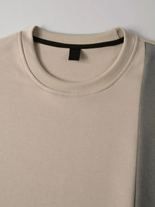 Sudadera con capucha de cuello redondo de gran tamaño Vintage para hombre de calidad superior 2024, ropa de calle con logotipo personalizado para invierno OEM - Product Image 6