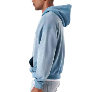 Sweat à capuche en coton lourd surdimensionné personnalisé pour hommes hiver polaire Hoodies fabricant de sweat à capuche blanc - Product Image 2