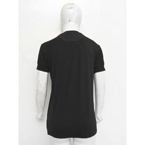 เสื้อเชิ้ตผ้าฝ้าย100% สำหรับผู้หญิงเสื้อสีดำใส่สบายพร้อมโลโก้ปักแบบระบายอากาศได้ตามต้องการ - Product Image 2