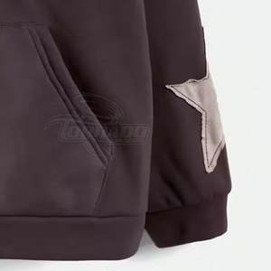Sudadera con Capucha de Invierno para Hombre, Diseño Único, Talla Personalizada, Bordado con Apliques Desgastados, Talla Grande, Algodón/Poliéster de Alta Calidad - Product Image 3