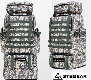 BPL08กระเป๋าเป้เดินทางลายพราง100L C2ความจุมากปรับได้สำหรับการเดินทางข้ามพรมแดนทางไกล - Product Image 5