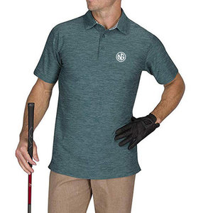 Camisas de Golf para Hombre de Primera Calidad, Más Vendidas al por Mayor, Sólidas, Transpirables, de Secado Rápido, 100% Poliéster, Tela de Lona - Product Image 6