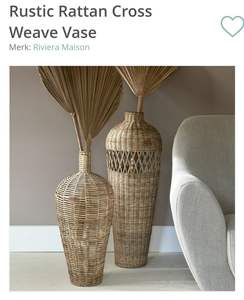 Panier de jardinière en rotin Design fabriqué à la main décoration intérieure et de balcon Pots de fleurs Mini conteneurs de plantes - Product Image 4