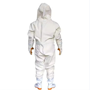 La fábrica suministra directamente 100% algodón barato ventilado adultos niños malla miel apicultura abeja traje para apicultores - Product Image 4