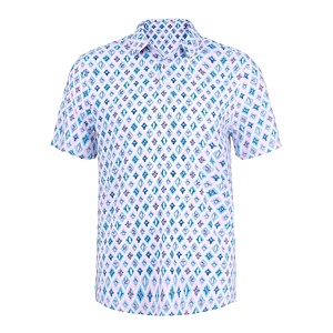 เสื้อโปโลกอล์ฟแขนสั้นสำหรับนักกอล์ฟเสื้อโปโลพิมพ์ซับลิเมชันทำจากโพลีเอสเตอร์ออกแบบได้ตามต้องการขนาดเรา - Product Image 1