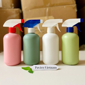ขวดพลาสติก HDPE ขนาด300มล. 500มล. พร้อมปั๊มสำหรับแชมพูเจลอาบน้ำ - Product Image 4