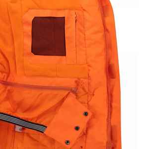 Chaquetas de trabajo de alta calidad para mujer, chaquetas reflectoras, chaqueta de seguridad personalizada sostenible para construcción, bolsillos múltiples - Product Image 4