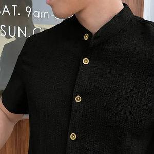 Vente en gros pas cher t-shirt pour hommes été à manches courtes hauts respirant décontracté course haut à la mode et t-shirts - Product Image 3