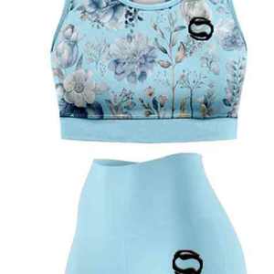 Ropa Deportiva de Alta Calidad, Transpirable, Elástica en 4 Direcciones, Tops de Yoga de Algodón y Elastano, Conjuntos de Sujetador Deportivo para Yoga y Gimnasio para Mujer - Product Image 3