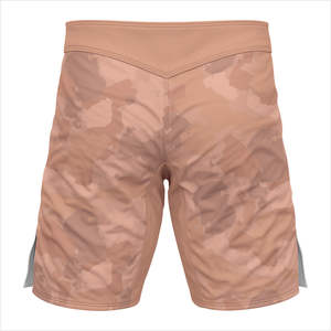 Professional Custom Compression MMA Shorts <b>Men</b> Floral Pattern <b>Ruffles</b> Embroidered High Waist Drawstring Breathable Kickboxing - Product Image 2