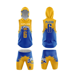 Camiseta de Fútbol 7v7 Personalizada al por Mayor, con Capucha, para Entrenamiento en Equipo, de Secado Rápido, Duradera, sin Mangas, Antibacteriana y Elástica - Product Image 2