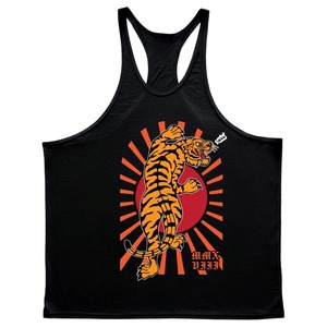 Camiseta interior sin mangas de verano para hombre de algodón 100% al por mayor camiseta sin mangas de playa con logotipo personalizado con impresión de sublimación de tinte 3D - Product Image 6