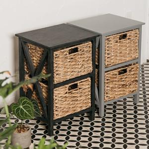 Mesitas de noche de madera de un solo nivel, superventas, precio más barato, mesita de noche natural MDF para venta al por mayor - Product Image 5