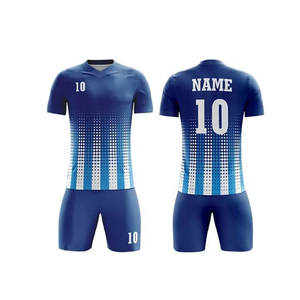 Conjunto de camisetas de fútbol personalizadas de alta calidad al por mayor, uniforme de fútbol original con impresión por sublimación para adultos - Product Image 5