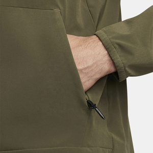 Veste coupe-vent personnalisée avec des poches surdimensionnées, en nylon léger, imperméable, unisexe - Product Image 5