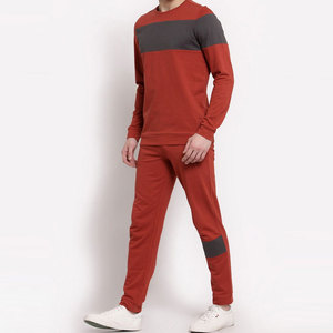 Trajes de sudor de algodón 100% ligeros personalizados para hombres, ropa de calle de patrón sólido transpirable con logotipo personalizado para invierno - Product Image 3