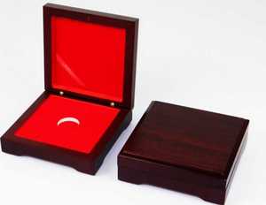 Boîte de présentation en bois de taille personnalisée pour pièces commémoratives, médailles, badges, pour Pâques, mariage, anniversaire, remise des diplômes, Feng Shui - Product Image 2